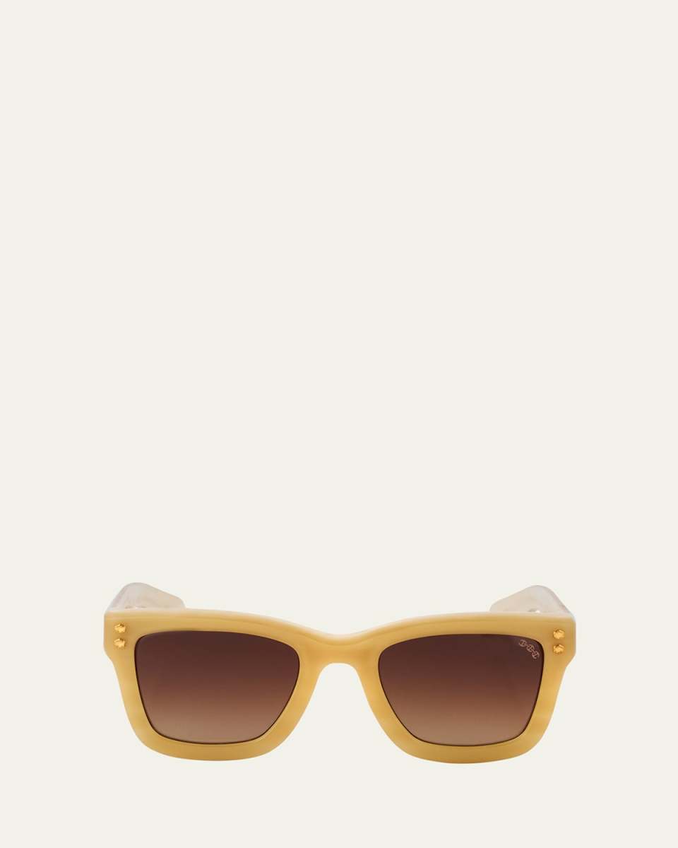 Oat Acetate Square Sunglasses